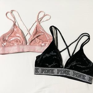 VS PINK bralettes set of 2